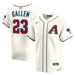 Zac Gallen Arizona Diamondbacks Cream Home Limited Jersey - All Stitched