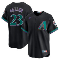 Zac Gallen Arizona Diamondbacks Black 1998-06 Cooperstown Jersey - All Stitched