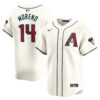 Gabriel Moreno Arizona Diamondbacks Cream Home Limited Jersey - All Stitched