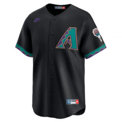 Alternative view of Gabriel Moreno Arizona Diamondbacks Black 1998-06 Cooperstown Jersey - All Stitched