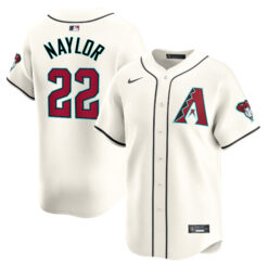 Josh Naylor Arizona Diamondbacks Cream Home Limited Jersey - All Stitched