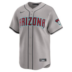 Alternative view of Josh Naylor Arizona Diamondbacks Grey Road Limited Jersey - All Stitched