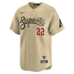 Alternative view of Josh Naylor Arizona Diamondbacks Sand City Connect Limited Jersey - All Stitched