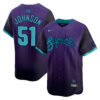 Randy Johnson Arizona Diamondbacks Purple 2025 City Connect Limited Jersey - All Stitched