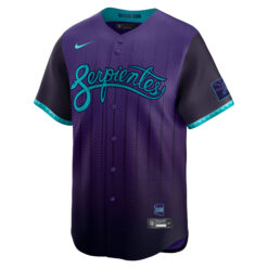 Alternative view of Josh Naylor Arizona Diamondbacks Purple 2025 City Connect Limited Jersey - All Stitched