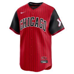 Alternative view of Chicago White Sox Red Black 2025 City Connect Limited Jersey - All Stitched