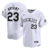 Kris Bryant Colorado Rockies White Home Limited Jersey - All Stitched