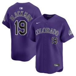 Charlie Blackmon Colorado Rockies Purple Alternate Limited Jersey - All Stitched