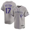 Todd Helton Colorado Rockies Grey Road Limited Jersey - All Stitched