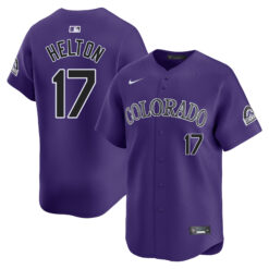 Todd Helton Colorado Rockies Purple Alternate Limited Jersey - All Stitched