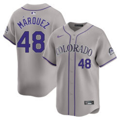 Germán Márquez Colorado Rockies Grey Road Limited Jersey - All Stitched