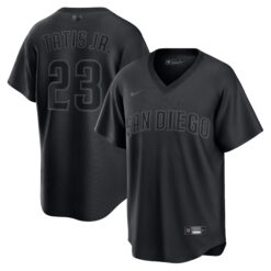 Fernando Tatis Jr San Diego Padres Black Pitch Jersey - All Stitched
