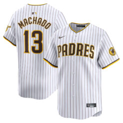 Manny Machado San Diego Padres White Home Limited Jersey - All Stitched