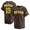 Manny Machado San Diego Padres Brown Road Limited Jersey - All Stitched