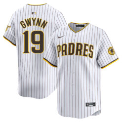 Tony Gwynn San Diego Padres White Home Limited Jersey - All Stitched
