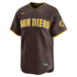 Alternative view of Tony Gwynn San Diego Padres Brown Road Limited Jersey - All Stitched