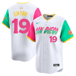 Tony Gwynn San Diego Padres White City Connect Limited Jersey - All Stitched
