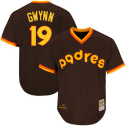Tony Gwynn San Diego Padres Brown Cooperstown Collection Jersey - All Stitched