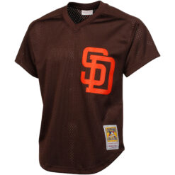 Alternative view of Tony Gwynn San Diego Padres 1985 Brown Cooperstown Collection Jersey - All Stitched