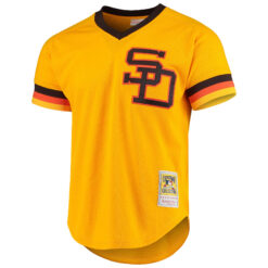 Alternative view of Tony Gwynn San Diego Padres Gold Cooperstown Collection Jersey - All Stitched