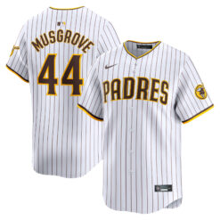 Joe Musgrove San Diego Padres White Home Limited Jersey - All Stitched