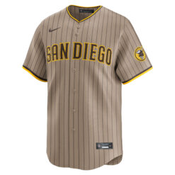 Alternative view of Joe Musgrove San Diego Padres Tan Alternate Limited Jersey - All Stitched