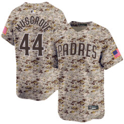 Joe Musgrove San Diego Padres Camo Alternate Limited Jersey - All Stitched