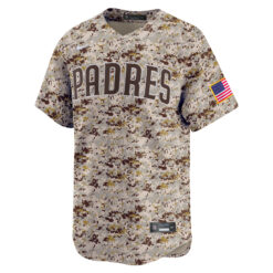 Alternative view of Joe Musgrove San Diego Padres Camo Alternate Limited Jersey - All Stitched