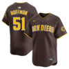Trevor Hoffman San Diego Padres Brown Road Limited Jersey - All Stitched