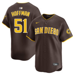 Trevor Hoffman San Diego Padres Brown Road Limited Jersey - All Stitched