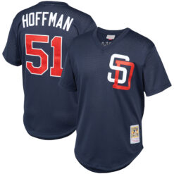 Trevor Hoffman San Diego Padres Navy Cooperstown Collection Jersey - All Stitched