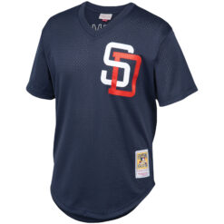 Alternative view of Trevor Hoffman San Diego Padres Navy Cooperstown Collection Jersey - All Stitched
