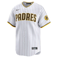 Alternative view of Jackson Merrill San Diego Padres White Home Limited Jersey - All Stitched