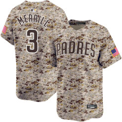 Jackson Merrill San Diego Padres Camo Alternate Limited Jersey - All Stitched