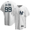 Aaron Judge New York Yankees "All Rise" White Jersey – All Stitched