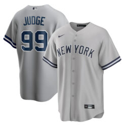 Aaron Judge New York Yankees Away Jersey Grey – All Stitched