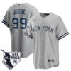 Aaron Judge New York Yankees Gray Jersey "All Rise" Player Patch – All Stitched