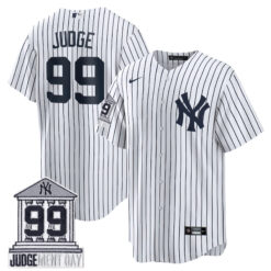 Aaron Judge New York Yankees White Jersey Courthouse "Judgement Day" Player Patch – All Stitched