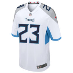 Alternative view of Kevin Winston Jr Tennessee Titans White Road Game Jersey - All Stitched