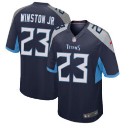 Kevin Winston Jr Tennessee Titans Navy Alternate Game Jersey - All Stitched
