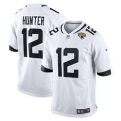 Travis Hunter Jacksonville Jaguars White Road Game Jersey - All Stitched