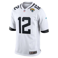 Alternative view of Travis Hunter Jacksonville Jaguars White Road Game Jersey - All Stitched