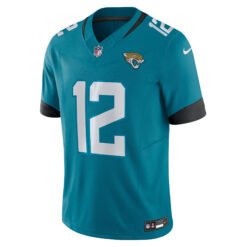 Alternative view of Travis Hunter Jacksonville Jaguars Teal Home Vapor F.U.S.E Limited Jersey - All Stitched