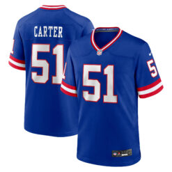 Abdul Carter New York Giants Royal Blue 2nd Alternate Game Jersey - All Stitched