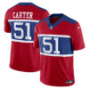 Abdul Carter New York Giants Red Alternate Vapor F.U.S.E Limited Jersey - All Stitched