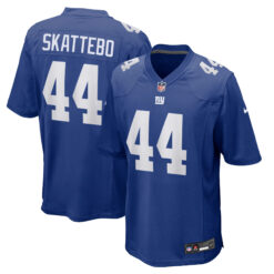 Cam Skattebo New York Giants Royal Blue Home Game Jersey - All Stitched