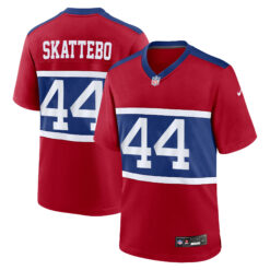 Cam Skattebo New York Giants Red Alternate Game Jersey - All Stitched