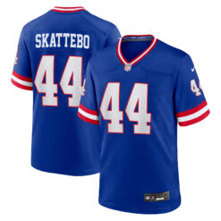 Cam Skattebo New York Giants Royal Blue 2nd Alternate Game Jersey - All Stitched