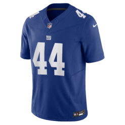 Alternative view of Cam Skattebo New York Giants Royal Blue Home Vapor F.U.S.E Limited Jersey - All Stitched