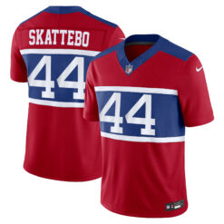 Cam Skattebo New York Giants Red Alternate Vapor F.U.S.E Limited Jersey - All Stitched
